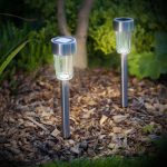   GARDEN of eden LED-es kültéri szolár lámpa szürke hidegfehér 11702