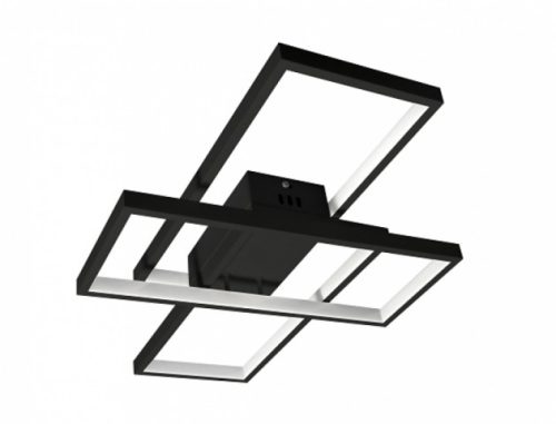 MasterLED Galaxis Orion 72 W-os, 56x37 cm fekete LED távirányítós mennyezeti lámpa (2455)