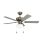 EGLO 35074  CADIZ menny. ventilátoros lámpa acél matt nikkel / lakozott üveg fehér E27