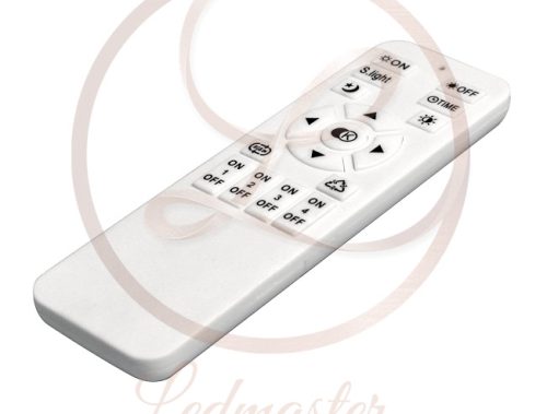 MasterLED Galaxis Taurus 33 W-os, 40x6 cm fekete LED távirányítós mennyezeti lámpa (3805)