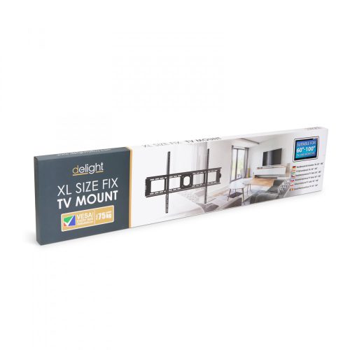 DELIGHT TV Fali tartókonzol fix 60-100" 39686