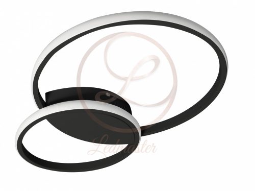 MasterLED Galaxis Phoenix 60 W-os, 48x35 cm szabályozható színhőmérsékletű fekete LED csillár TÁVIRÁNYÍTÓS (3416, 4259)