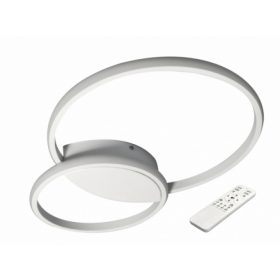   MasterLED Galaxis Phoenix 60 W-os, 48x35 cm fehér LED távirányítós mennyezeti lámpa 4558