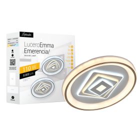   LEDMASTER Lucero Emerencia 110 W-os, 50 cm átmérőjű fehér LED távirányítós és mobil applikációval vezérelhető mennyezeti lámpa