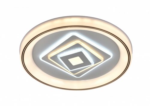 LEDMASTER Lucero Emerencia 110 W-os, 50 cm átmérőjű fehér LED távirányítós és mobil applikációval vezérelhető mennyezeti lámpa