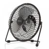DELIGHT USB MINI VENTILÁTOR FEKETE 18CM 51110