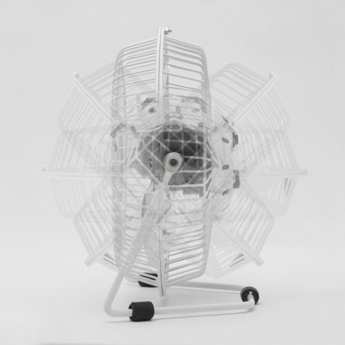 DELIGHT USB MINI VENTILÁTOR FEHÉR 18cm 51110WH