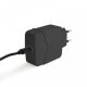 DELIGHT Hálózati Adapter Type-C PD18W gyorstöltéssel - fekete 55043BK