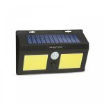   Mozgásérzékelős szolár reflektor - fali - COB LED (55287)