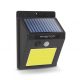 Mozgásérzékelős szolár reflektor - fali - COB LED (55288B)