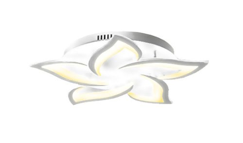 MASTERLED Lucero Esteban 72 W-os, 60 cm átmérőjű fehér LED távirányítós és mobil applikációval vezérelhető mennyezeti lámpa 6059-5-W