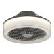 Rábalux 6857 Dalfon beltéri mennyezeti állítható színhőmérsékletű CCT LED lámpa ventillátorral, 30W, szürke