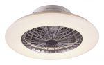   Rábalux 6859 Dalfon beltéri mennyezeti állítható színhőmérsékletű CCT LED lámpa ventillátorral, 30W, ezüst