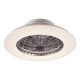 Rábalux 6859 Dalfon beltéri mennyezeti állítható színhőmérsékletű CCT LED lámpa ventillátorral, 30W, ezüst