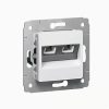 LEGRAND CARIVA 2XRJ45 FEHÉR (773642)