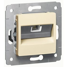   Cariva 773738 bézs 1xRJ11 telefon csatlakozóaljzat keret nélkül Legrand