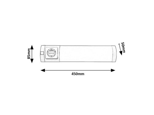 RÁBALUX SOFT2 PULTMEGVILÁGÍTÓ 5W 45CM + KONNEKTOR (78055)
