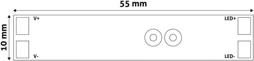 LED Szalag 12V 96W Érintés nélküli Mini Vezérlő Infra Szenzorral