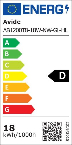 Avide LED Üveg Fénycső 18W G13 1200mm NW 4000K High Lumen 150LM/W