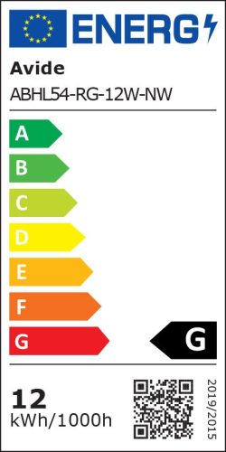 Avide (Merkur-C) Cseppálló Mennyezeti Lámpa Kerek IP54 12W NW 4000K Szürke ABHL54-RG-12W-NW