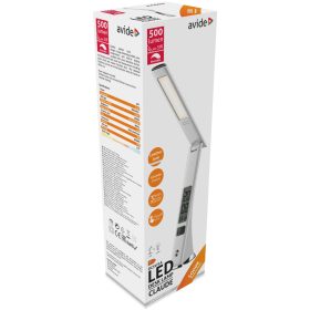   Avide LED Asztali Lámpa Üzleti Bőrhatású Claude Naptár Fehér 5W (ABLDL-BLC-5W-WH)