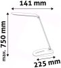 Avide LED Asztali Lámpa Érintésvezérelt Dimmer Fekete 10W