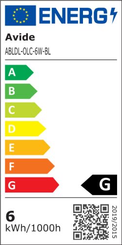 Avide LED Asztali Lámpa Irodai Bőrhatású Naptár Fekete 6W