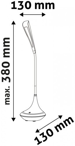 Avide LED Asztali Lámpa Bluetooth Hangszórós Fehér 4W