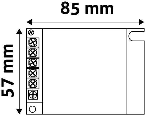 LED Szalag 12V 35W IP20 Tápegység