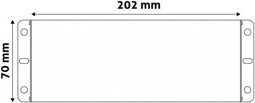 LED Szalag 12V 150W IP67 Slim Tápegység
