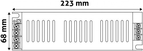 LED Szalag 12V 250W IP20 Slim Tápegység