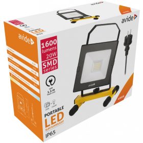   Avide LED Reflektor Slim SMD 20W állványos 1.5m NW 4000K ABSSTFLNW-20