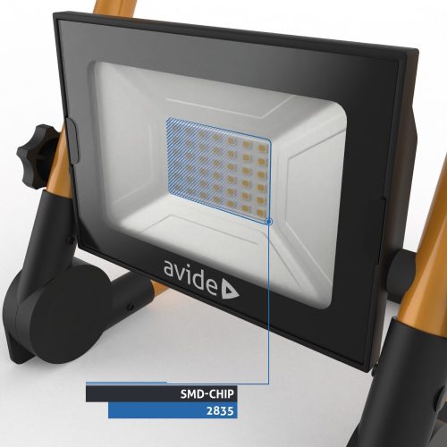 Avide LED Reflektor Slim SMD 30W állványos 1.5m NW 4000K ABSSTFLNW-30W