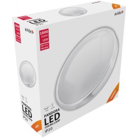   Avide LED Mennyezeti Lámpa Pandora (ALU) 18W 330*100mm NW 4000K ACLO33NW-18W-ALU