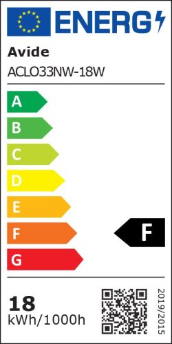 Avide LED Mennyezeti Lámpa Cordelia 18W 330*100mm NW 4000K ACLO33NW-18W