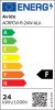 Avide LED Beépíthető Kerek Mennyezeti Lámpa ALU 24W CW 6400K