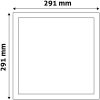 Avide LED Beépíthető Négyzetes Mennyezeti Lámpa ALU 24W CW 6400K
