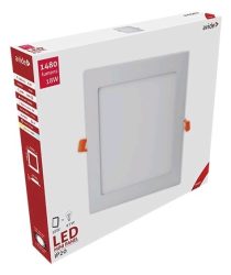 Avide LED Beépíthető Négyzetes Mennyezeti Lámpa ALU 18W WW 3000K