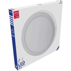   Avide LED Falra Szerelhető Kerek Mennyezeti Lámpa ALU 24W CW 6400K
