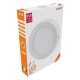 Avide LED Falra Szerelhető Kerek Mennyezeti Lámpa ALU 12W NW 4000K ACSMNW-R-12W-ALU