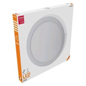   Avide LED Falra Szerelhető Kerek Mennyezeti Lámpa ALU 24W NW 4000K ACSMNW-R-24W-ALU