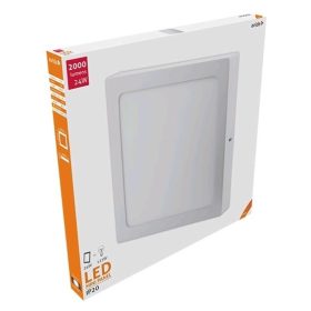   Avide LED Falra Szerelhető Négyzetes Mennyezeti Lámpa ALU 24W NW 4000K ACSMNW-S-24W-ALU