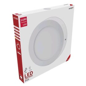   Avide LED Falra Szerelhető Kerek Mennyezeti Lámpa ALU 18W WW 3000K ACSMWW-R-18W-ALU