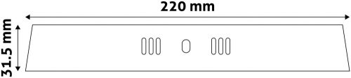 Avide LED Falra Szerelhető Kerek Mennyezeti Lámpa ALU 18W WW 3000K ACSMWW-R-18W-ALU
