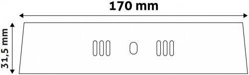 Avide LED Falra Szerelhető Négyzetes Mennyezeti Lámpa ALU 12W WW 3000K ACSMWW-S-12W-ALU