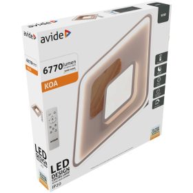   Avide Design Mennyezeti Lámpa Koa 90W RF Távirányítóval ADO3S-KOA-24G