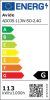Avide Design Mennyezeti Lámpa Sophie 93W (46,5+46,5) RF Távirányítóval ADO3S-SO-2.4G