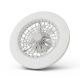 Avide Mennyezeti lámpa ventilátorral Wendy csillaghatással, 2x24W+15W motor, távirányítóval (AFCLCCT-48W-15W-W)