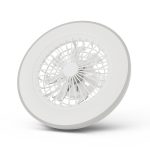   Avide Mennyezeti lámpa ventilátorral Wanda ezüst, 2x24W+15W motor, távirányítóval AFCLCCT-48W-15W-WAS