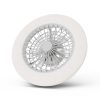 Avide Mennyezeti lámpa ventilátorral Wendy csillaghatással, 2x24W+15W motor, távirányítóval (AFCLCCT-48W-15W-W)